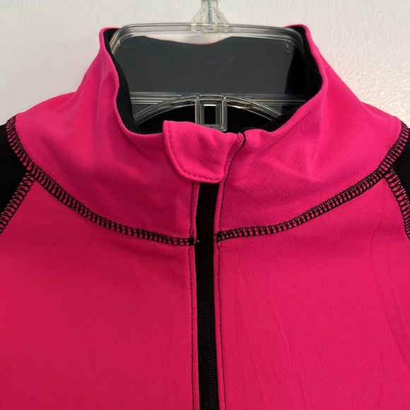 RBX Pink & Black Half Zip Lightweight Pullover - Picture 2 of 8